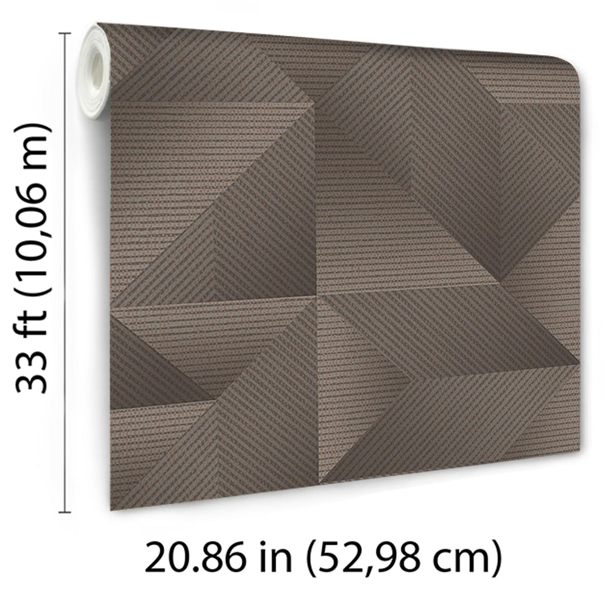 Veer Decor Prism Threads Black Wallpaper
