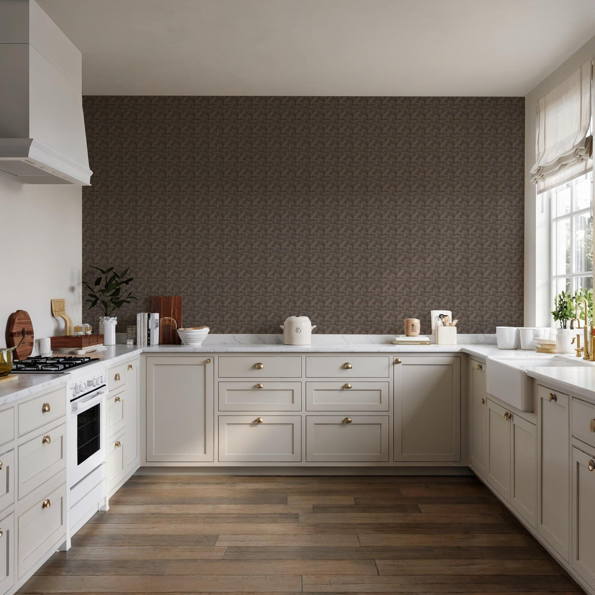 Veer Decor Prism Threads Black Wallpaper