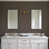 Veer Decor Prism Threads Black Wallpaper