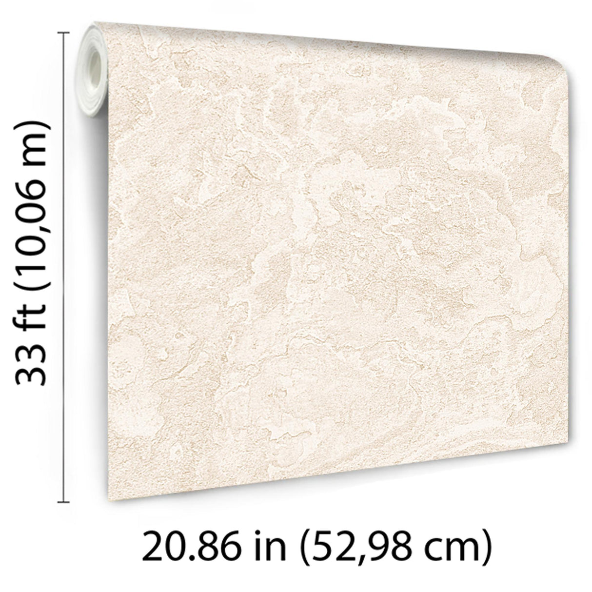 Veer Decor Marble Cloud Cream Wallpaper