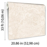 Veer Decor Marble Cloud Cream Wallpaper