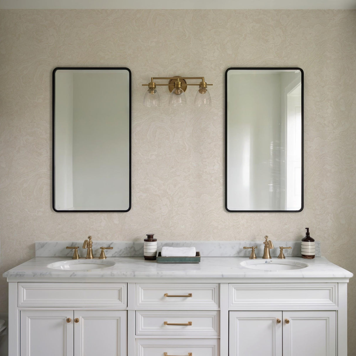 Veer Decor Marble Cloud Cream Wallpaper