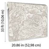 Veer Decor Marble Cloud Grey Wallpaper