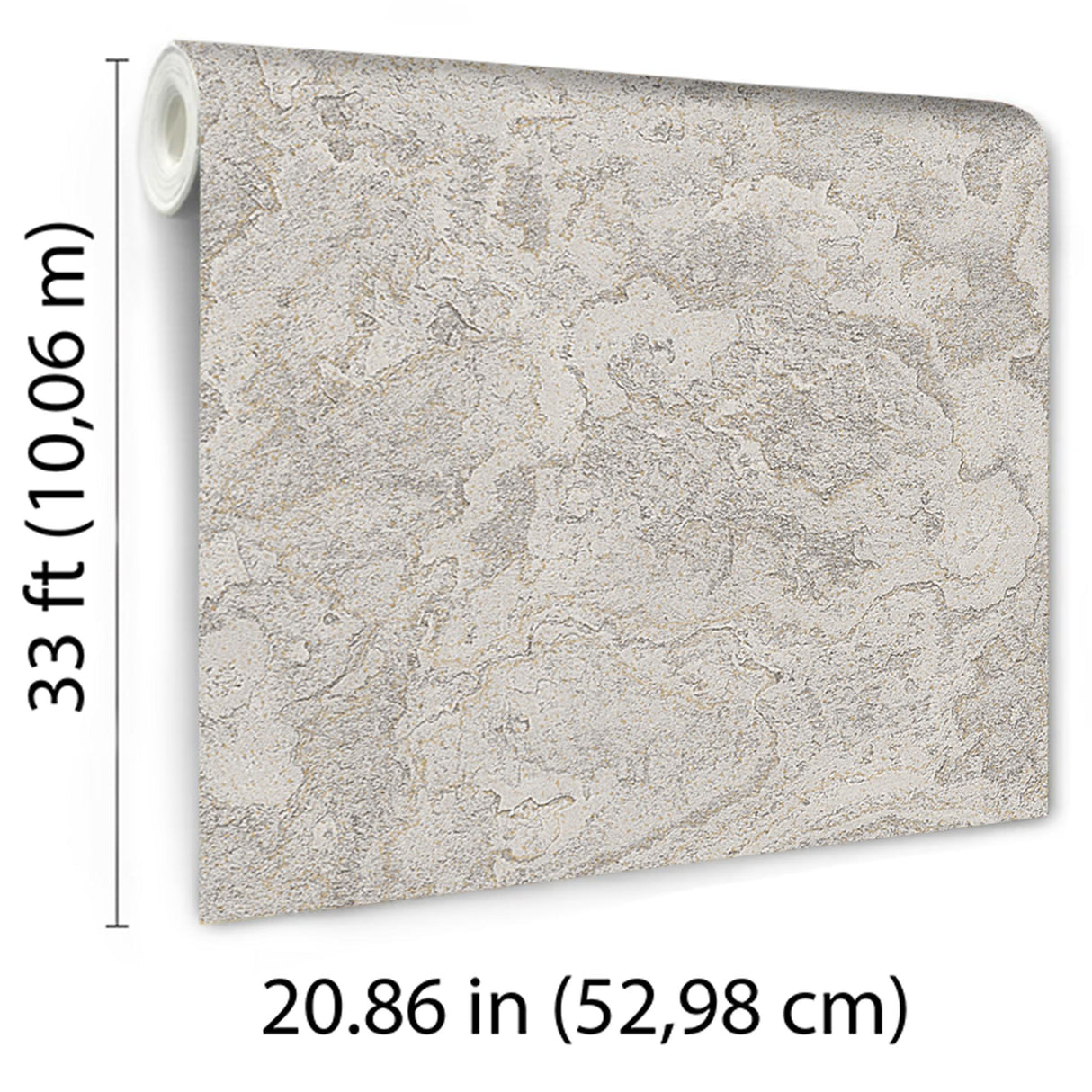 Veer Decor Marble Cloud Taupe Wallpaper