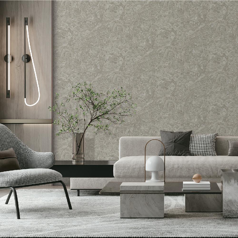 Veer Decor Marble Cloud Gold Wallpaper
