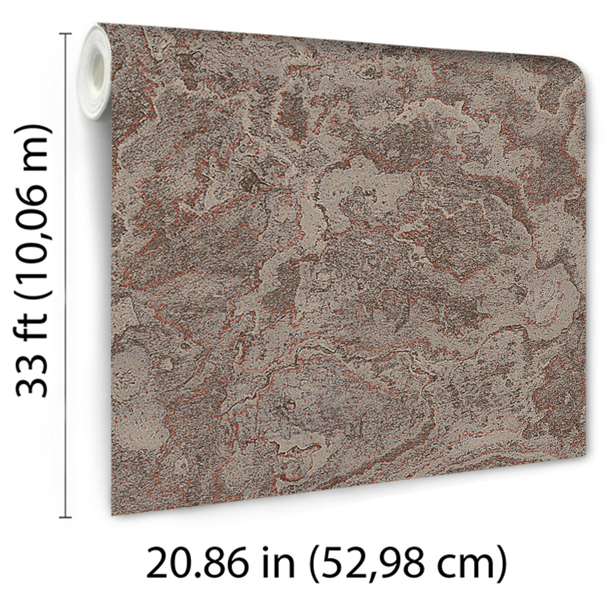 Veer Decor Marble Cloud Plum Wallpaper