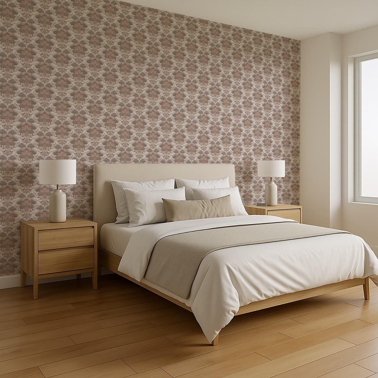 Veer Decor Woodland Tapestry Beige Wallpaper