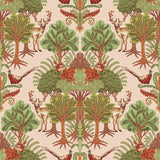 Veer Decor Woodland Tapestry Green Wallpaper