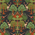 Veer Decor Woodland Tapestry Black Wallpaper