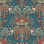 Veer Decor Woodland Tapestry Blue Wallpaper