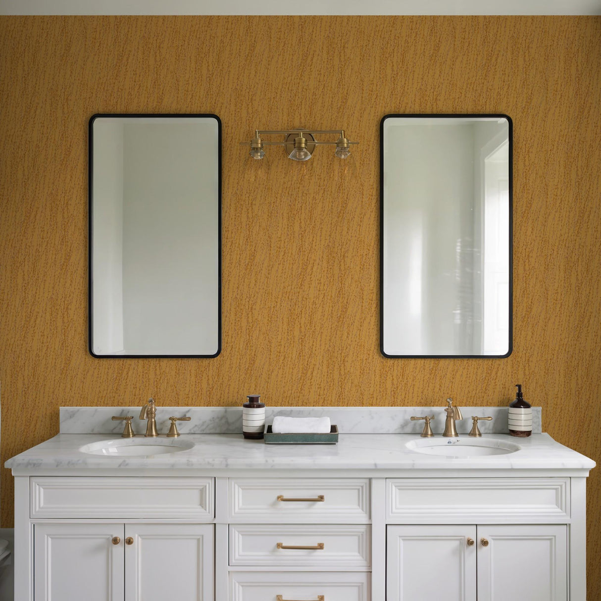 Veer Decor Willow Streamside Orange Wallpaper