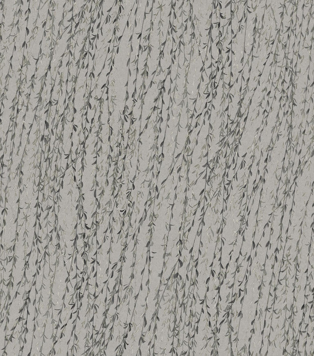 Veer Decor Willow Streamside Grey Wallpaper