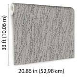 Veer Decor Willow Streamside Grey Wallpaper