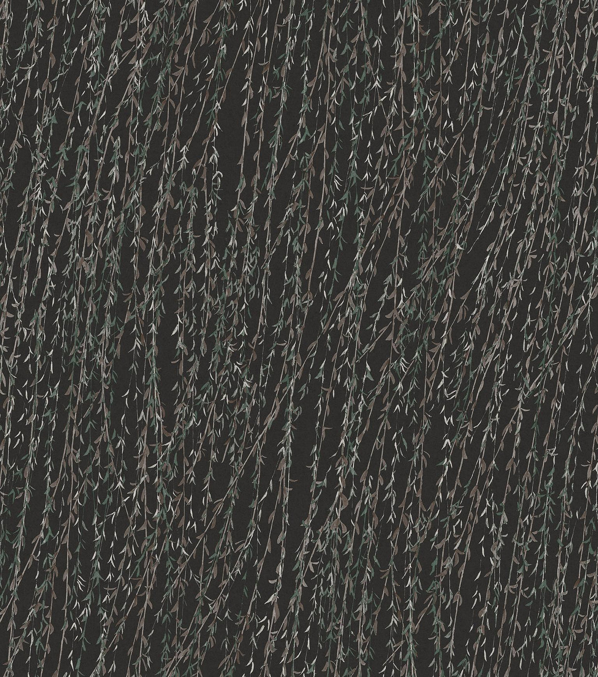 Veer Decor Willow Streamside Black Wallpaper