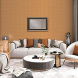 Veer Decor Cane Lattice Orange Wallpaper