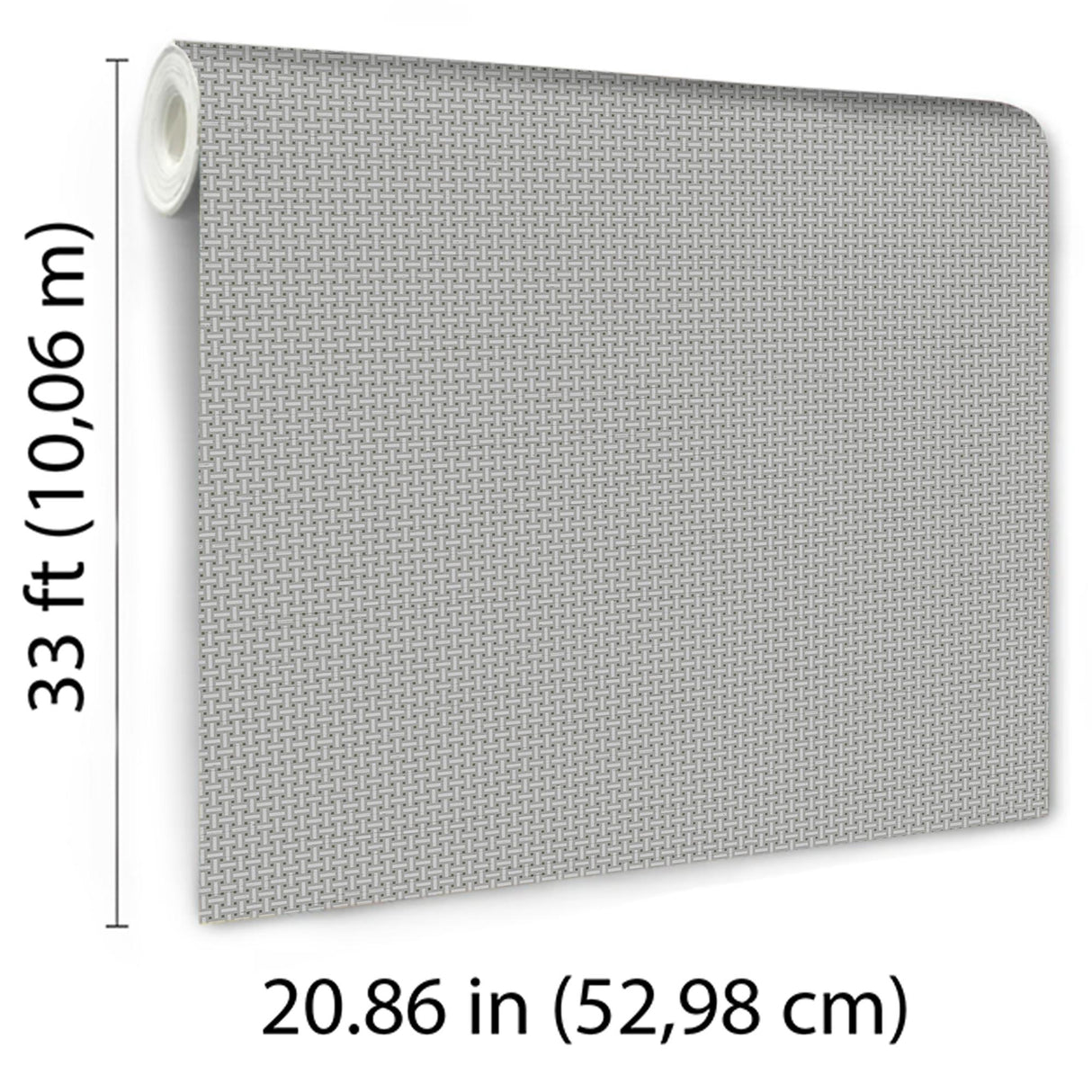 Veer Decor Cane Lattice Grey Wallpaper