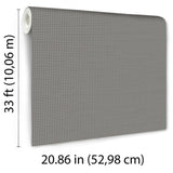 Veer Decor Cane Lattice Dark Grey Wallpaper