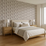 Veer Decor Lotus Pond Tapestry Grey Wallpaper