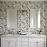 Veer Decor Lotus Pond Tapestry Grey Wallpaper