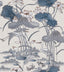 Veer Decor Lotus Pond Tapestry Blue Wallpaper
