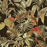 Veer Decor Bird of Paradise Black Wallpaper