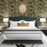 Veer Decor Bird of Paradise Black Wallpaper
