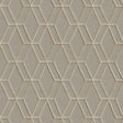 Veer Decor Embroidery Stich Diamond Taupe Wallpaper