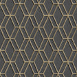 Veer Decor Embroidery Stich Diamond Black Wallpaper