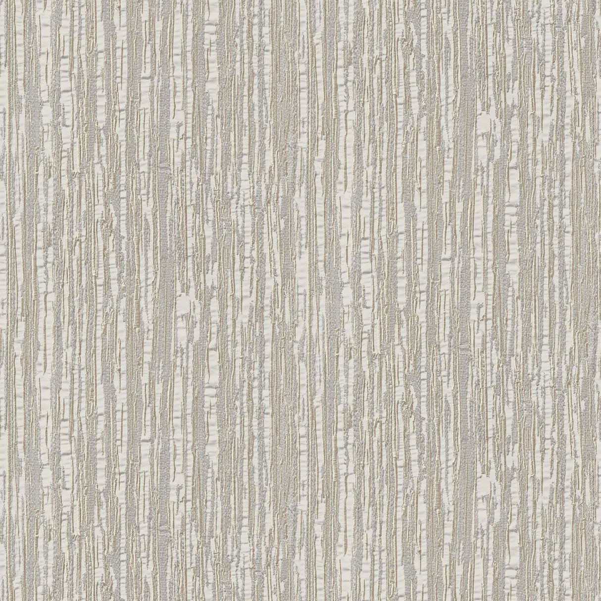 Veer Decor Embroidered Crushed Silk Beige Wallpaper