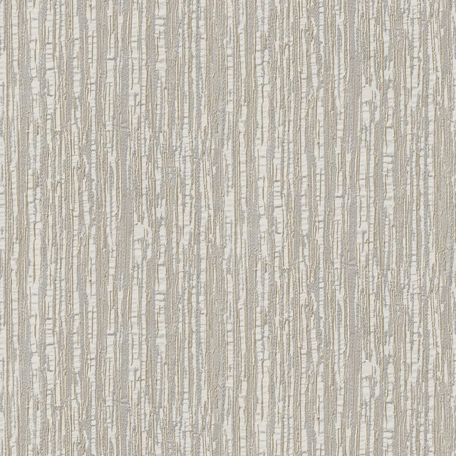 Veer Decor Embroidered Crushed Silk Beige Wallpaper