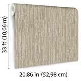 Veer Decor Embroidered Crushed Silk Gold Wallpaper