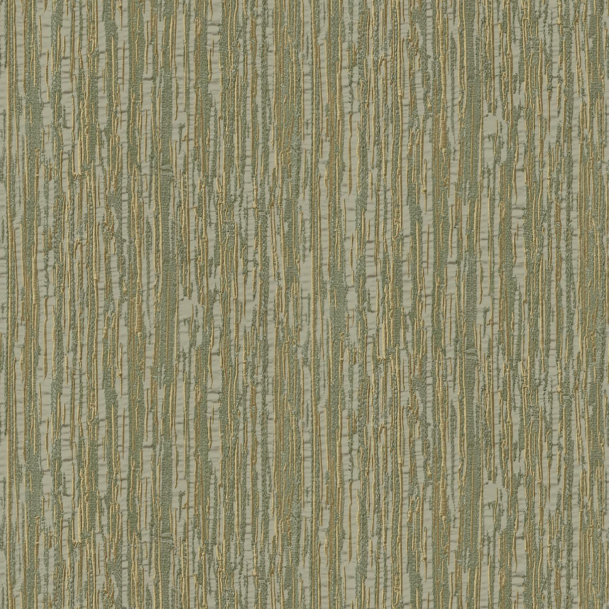 Veer Decor Embroidered Crushed Silk Green Wallpaper