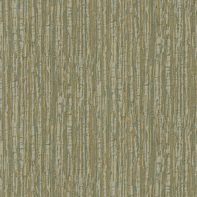 Veer Decor Embroidered Crushed Silk Green Wallpaper