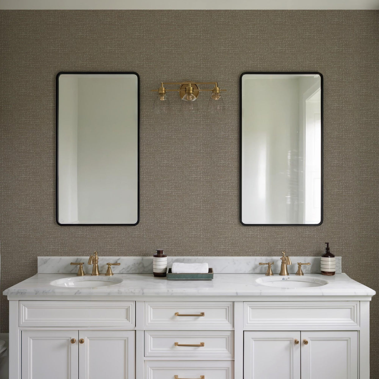 Veer Decor Aztec Silk Gold Wallpaper