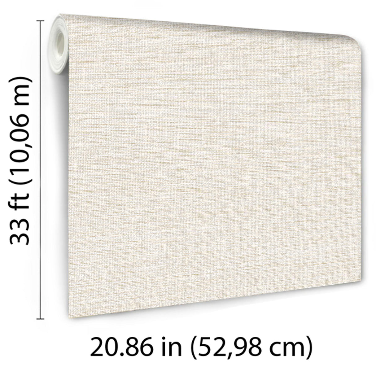 Veer Decor Hessian Cream Wallpaper