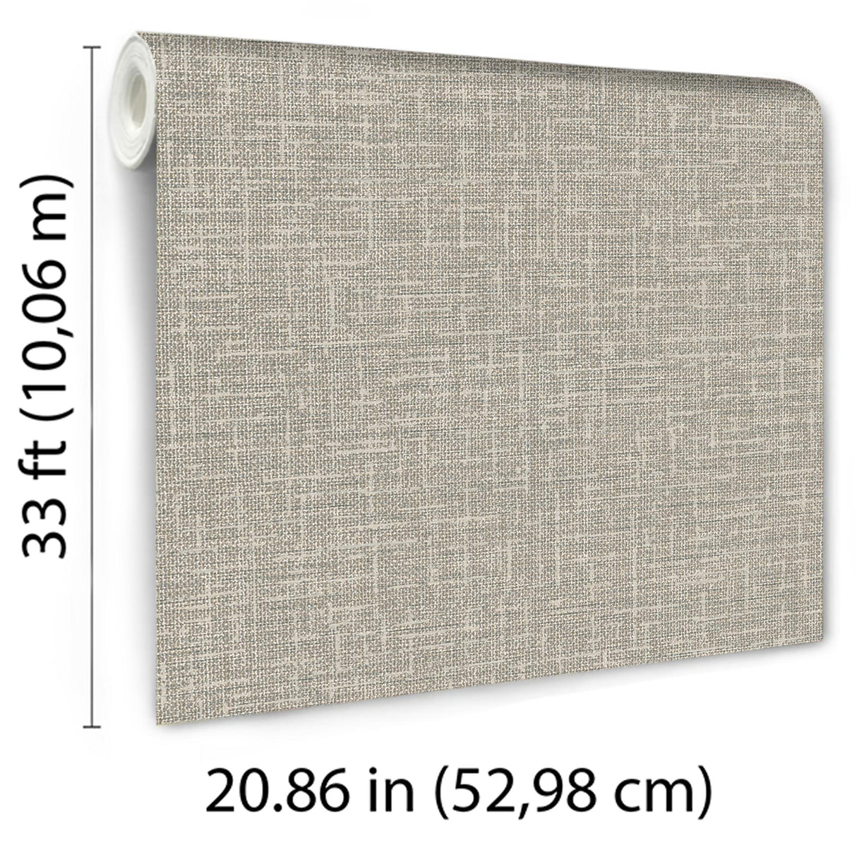 Veer Decor Hessian Grey Wallpaper