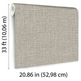 Veer Decor Hessian Grey Wallpaper