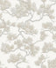 Veer Decor Embroidered Pine Tree Beige Wallpaper