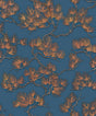 Veer Decor Embroidered Pine Tree Blue Wallpaper