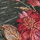 Veer Decor Flower Trail Tapestry Black Wallpaper