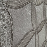 Veer Decor Geometric Trellis Silver Wallpaper