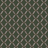 Veer Decor Geometric Trellis Green Wallpaper