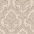 Veer Decor Traditional Damask Taupe Wallpaper