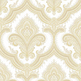 Veer Decor Traditional Damask Gold Wallpaper