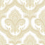 Veer Decor Traditional Damask Gold Wallpaper