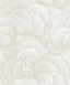 Veer Decor Embroidered Ginkgo White Wallpaper