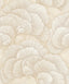 Veer Decor Embroidered Ginkgo Beige Wallpaper