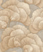 Veer Decor Embroidered Ginkgo Taupe Wallpaper