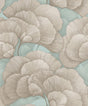 Veer Decor Embroidered Ginkgo Sage Wallpaper