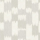 Veer Decor Ikat Echo White Wallpaper